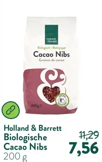 Holland & Barrett Holland & Barrett Biologische Cacao Nibs aanbieding