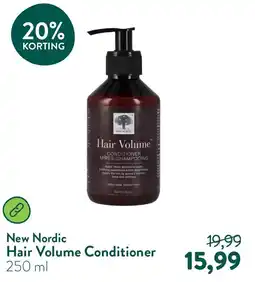 Holland & Barrett New Nordic Hair Volume Conditioner aanbieding