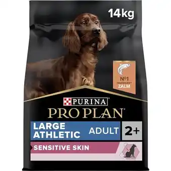 Amazon Pro Plan Hond Large Athletic Adult Sensitive Skin Hondenbrokken met Zalm, 14kg aanbieding