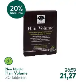 Holland & Barrett New Nordic Hair Volume aanbieding