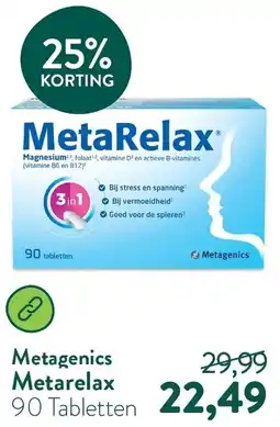 Holland & Barrett Metagenics Metarelax aanbieding