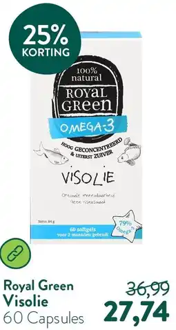 Holland & Barrett Royal Green Visolie aanbieding