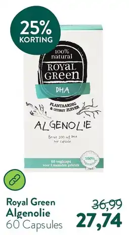 Holland & Barrett Royal Green Algenolie aanbieding
