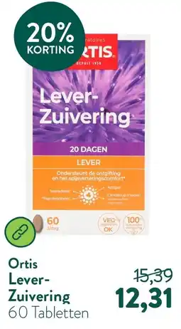 Holland & Barrett Ortis Lever-Zuivering aanbieding