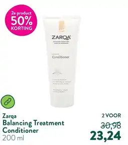Holland & Barrett Zarqa Balancing Treatment Conditioner aanbieding