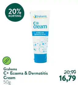 Holland & Barrett Grahams C+ Eczema & Dermatitis Cream aanbieding
