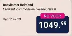 Van Asten BabySuperstore Babykamer Belmond aanbieding