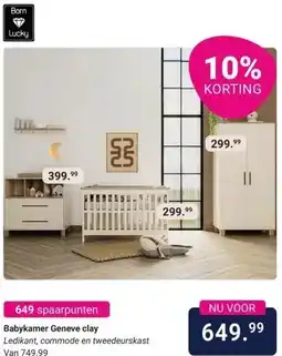 Van Asten BabySuperstore Babykamer Geneve clay aanbieding