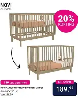 Van Asten BabySuperstore Novi At Home meegroeiledikant Lauren aanbieding