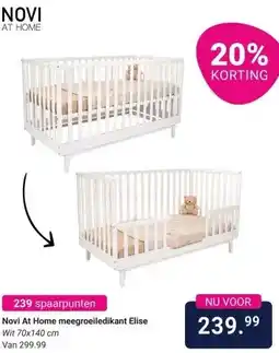 Van Asten BabySuperstore Novi At Home meegroeiledikant Elise aanbieding