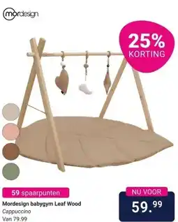 Van Asten BabySuperstore Mordesign babygym Leaf Wood aanbieding