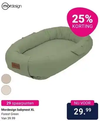 Van Asten BabySuperstore Mordesign babynest XL aanbieding