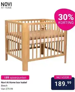 Van Asten BabySuperstore Novi At Home box Isabel aanbieding