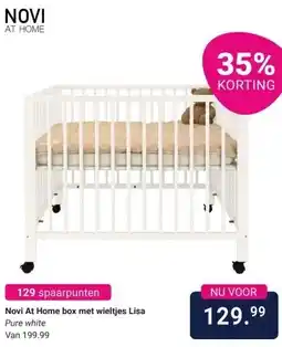 Van Asten BabySuperstore Novi At Home box met wieltjes Lisa aanbieding