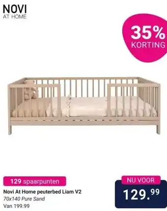 Van Asten BabySuperstore Novi At Home peuterbed Liam V2 aanbieding