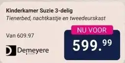Van Asten BabySuperstore Kinderkamer Suzie 3-delig aanbieding