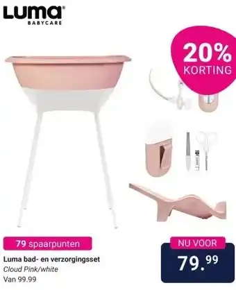 Van Asten BabySuperstore Luma bad- en verzorgingsset aanbieding