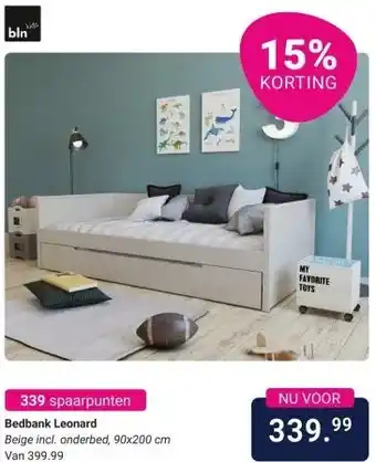 Van Asten BabySuperstore Bedbank Leonard aanbieding