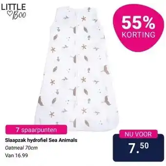 Van Asten BabySuperstore Slaapzak hydrofiel Sea Animals aanbieding