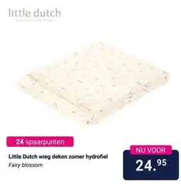 Van Asten BabySuperstore Little Dutch wieg deken zomer hydrofiel aanbieding