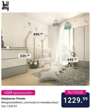 Van Asten BabySuperstore Babykamer Pinette aanbieding