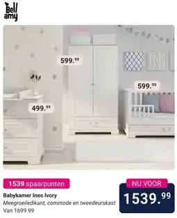 Van Asten BabySuperstore Babykamer Ines Ivory aanbieding