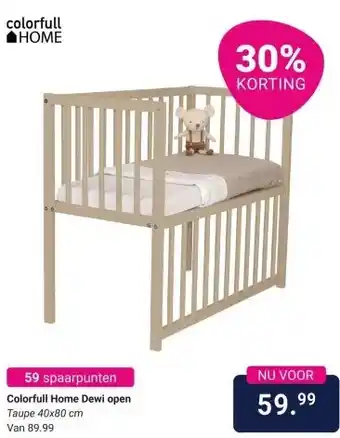 Van Asten BabySuperstore Colorfull Home Dewi open aanbieding