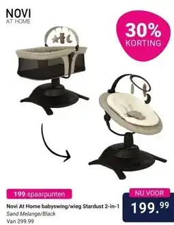 Van Asten BabySuperstore Novi At Home babyswing/wieg Stardust 2-in-1 aanbieding