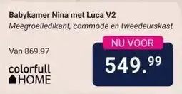 Van Asten BabySuperstore Babykamer Nina met Luca V2 aanbieding