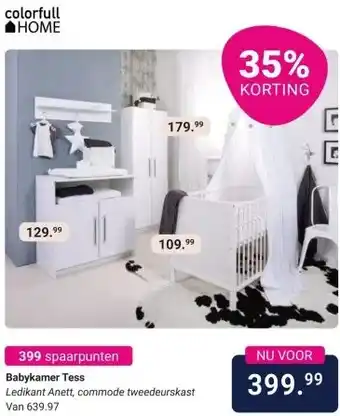 Van Asten BabySuperstore Babykamer Tess aanbieding