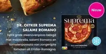 Albert Heijn DR. OETKER SUPREMA SALAME ROMANO aanbieding