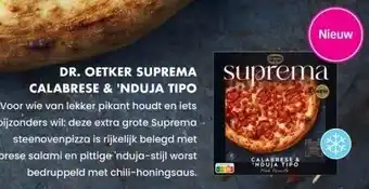 Albert Heijn DR. OETKER SUPREMA CALABRESE & 'NDUJA TIPO aanbieding