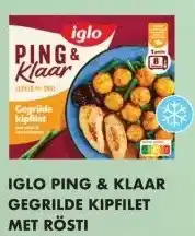 Albert Heijn IGLO PING & KLAAR GEGRILDE KIPFILET MET RÖSTI aanbieding