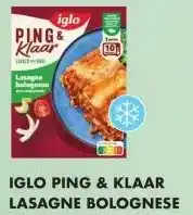 Albert Heijn IGLO PING & KLAAR LASAGNE BOLOGNESE aanbieding