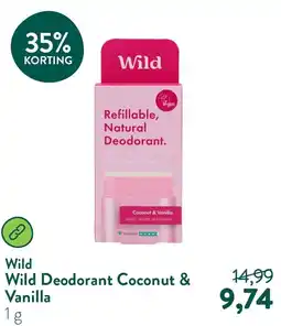 Holland & Barrett Wild Deodorant Coconut & Vanilla aanbieding