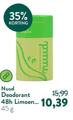 Holland & Barrett Nuud Deodorant 48h Limoen aanbieding