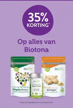 Holland & Barrett Op alles van Biotona aanbieding