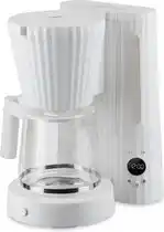 Bol.com Alessi Plissé Elektrisch-Koffiezetapparaat-Filterkoffie-Wit aanbieding