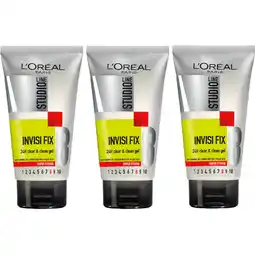 Albert Heijn Elvive Invisi Fix gel super strong 3-pack aanbieding