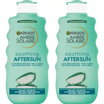Albert Heijn Ambre Solaire Soothing aftersun zonnemelk 2-pack aanbieding