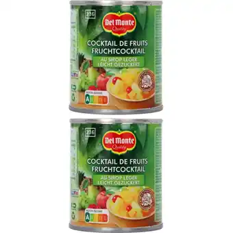 Albert Heijn Del Monte Fruitcocktail 2-pack aanbieding