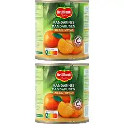 Albert Heijn Del Monte Mandarijnen 2-pack aanbieding
