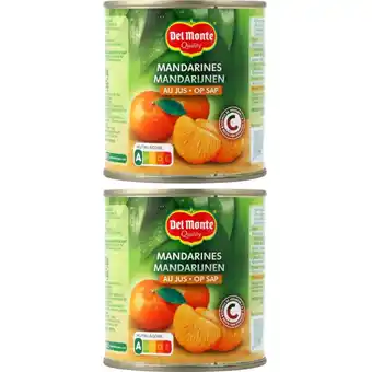 Albert Heijn Del Monte Mandarijnen 2-pack aanbieding