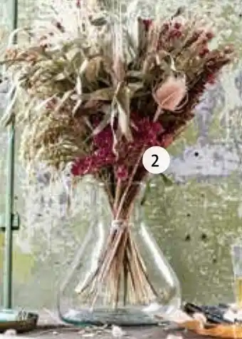 Intratuin Boeket droogbloemen 57cm aanbieding