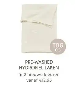Van Asten BabySuperstore PRE-WASHED HYDROFIEL LAKEN aanbieding