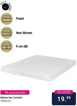 Van Asten BabySuperstore Matras box Comfort aanbieding