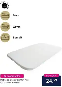 Van Asten BabySuperstore Matras co-Sleeper Comfort Plus aanbieding