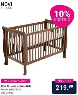 Van Asten BabySuperstore Novi At Home ledikant Gala aanbieding