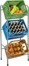 Praxis Tectake - Rek Voor 3 Drankkratten - Grijs aanbieding