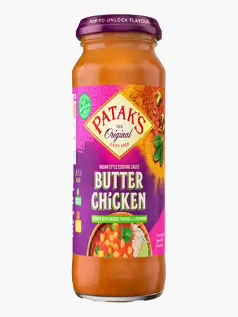 Flink Patak's Butter Chicken Saus 450g aanbieding